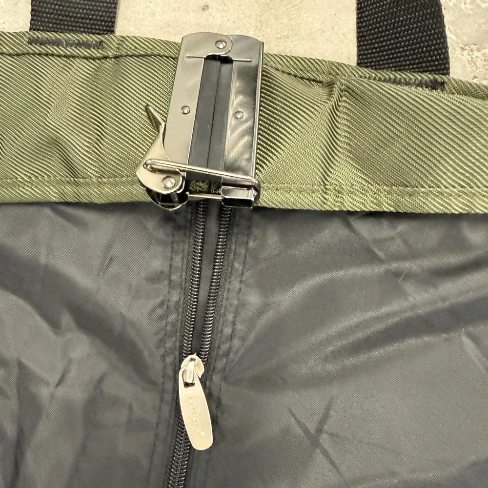 WallyBags Garment Bag Unisex Olive Green New Tri-Fold Suit Carrier Bag
